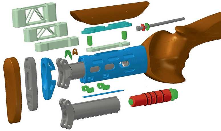 Aufbau des EvoComp Schaftsystems